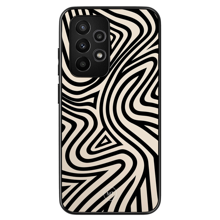 Mooie Telefoonhoesjes Samsung Galaxy A52(s) hoesje - Groovy lines