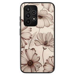 Mooie Telefoonhoesjes Samsung Galaxy A52(s) hoesje - Sand flowers