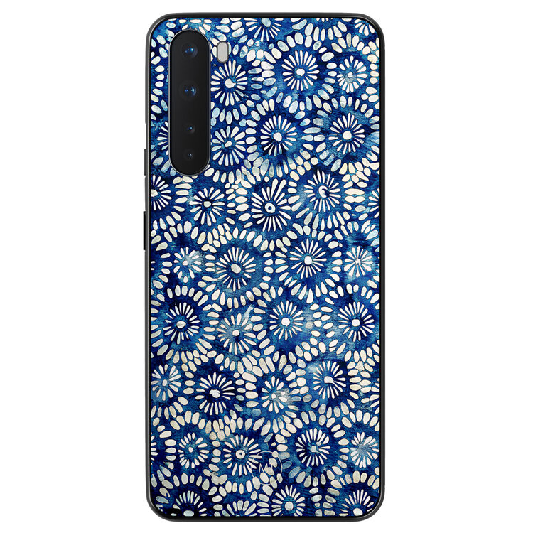 Mooie Telefoonhoesjes OnePlus Nord hoesje - Azure daisies
