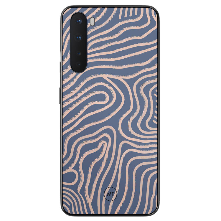 Mooie Telefoonhoesjes OnePlus Nord hoesje - Flowing lines