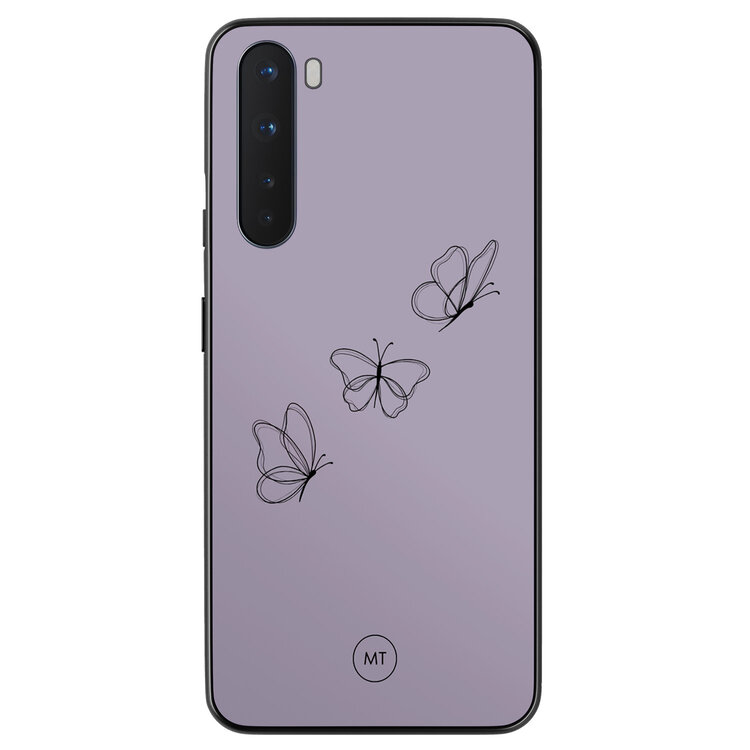 Mooie Telefoonhoesjes OnePlus Nord hoesje - Vlindertjes