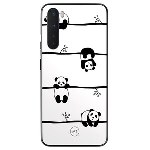 Mooie Telefoonhoesjes OnePlus Nord hoesje - Panda