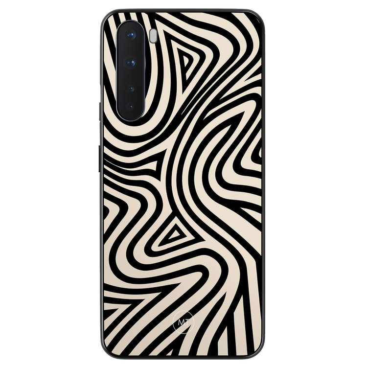 Mooie Telefoonhoesjes OnePlus Nord hoesje - Groovy lines