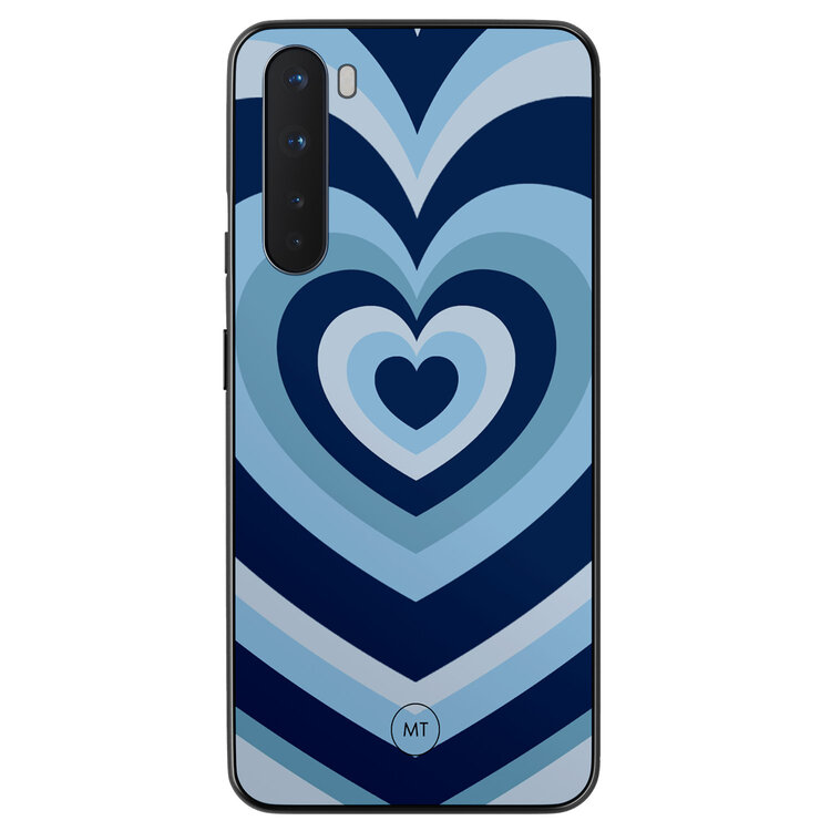 Mooie Telefoonhoesjes OnePlus Nord hoesje - Hart blauw