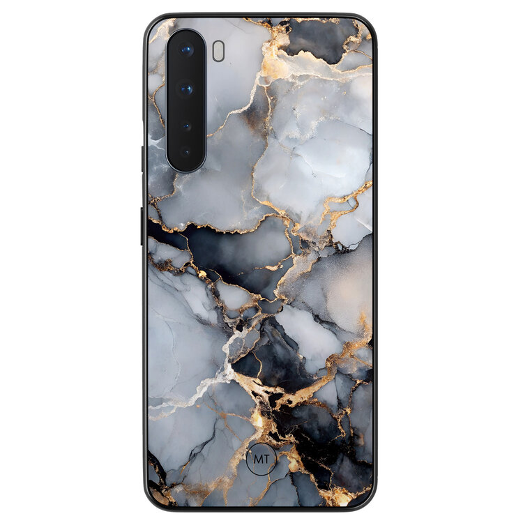 Mooie Telefoonhoesjes OnePlus Nord hoesje - Marble mist