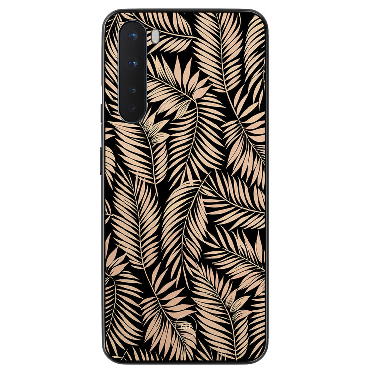Mooie Telefoonhoesjes OnePlus Nord hoesje - Palm silhouette