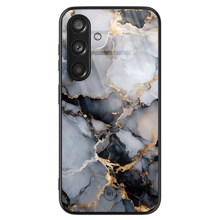 Mooie Telefoonhoesjes Samsung Galaxy S24 hoesje glas - Marble mist