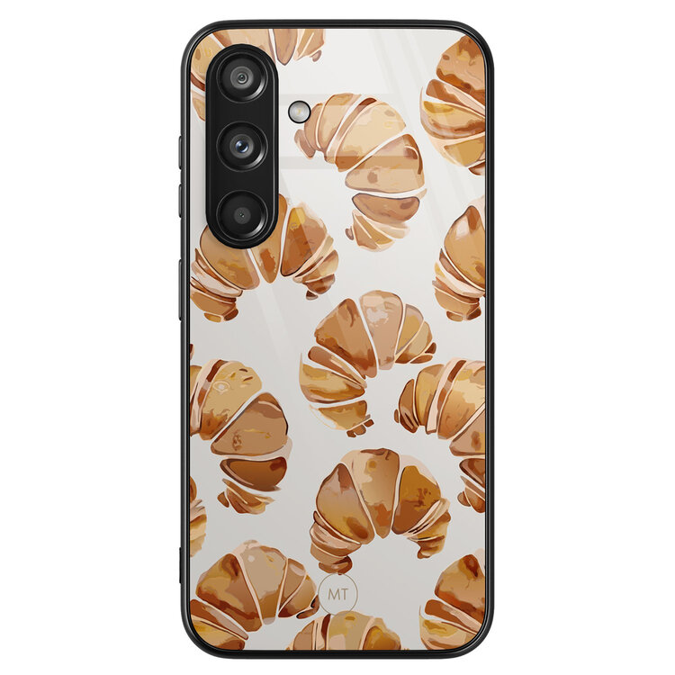 Mooie Telefoonhoesjes Samsung Galaxy S24 hoesje glas - Croissant