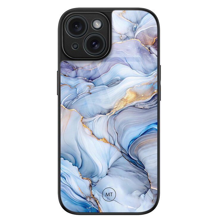 Mooie Telefoonhoesjes iPhone 15 hoesje glas - Lavender dream