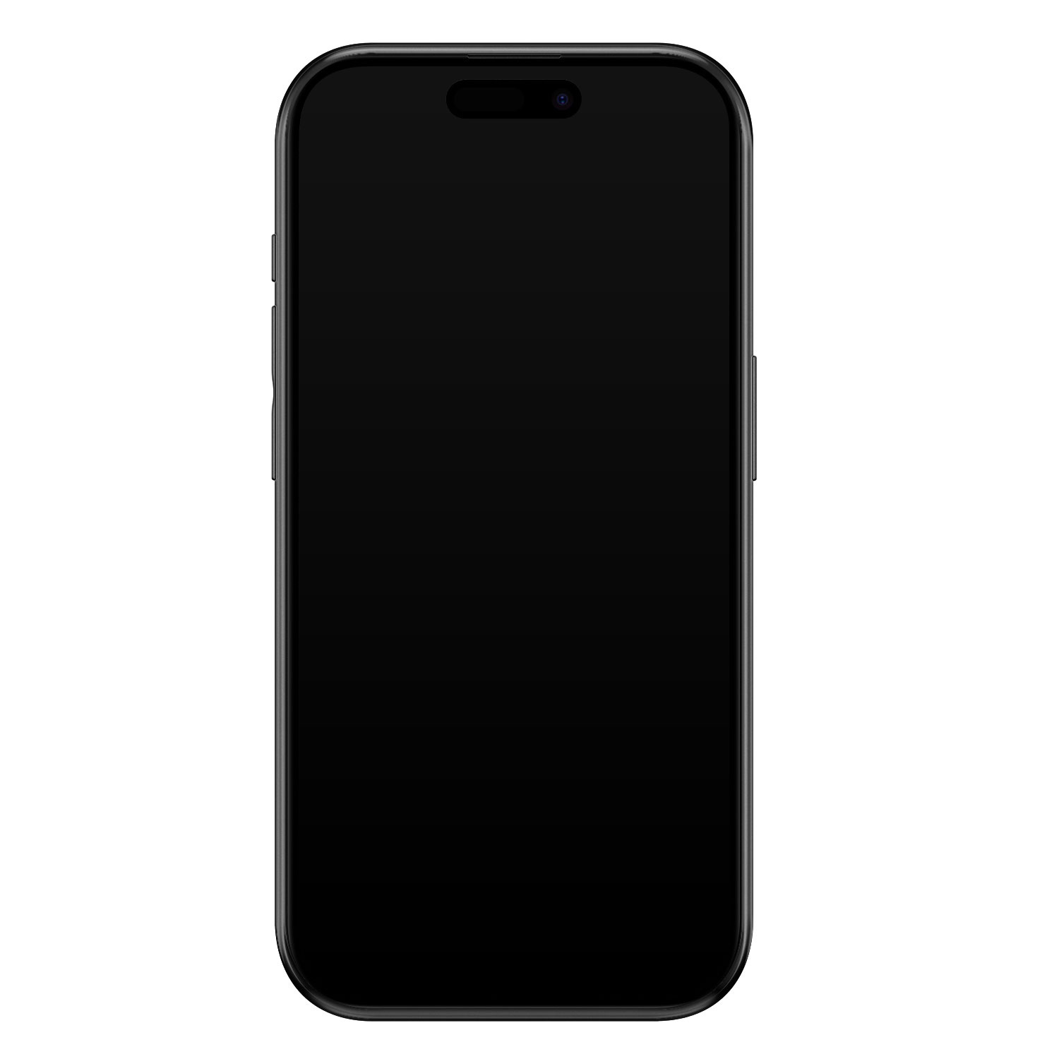 Mooie Telefoonhoesjes iPhone 15 Pro hoesje glas - Zwarte kat