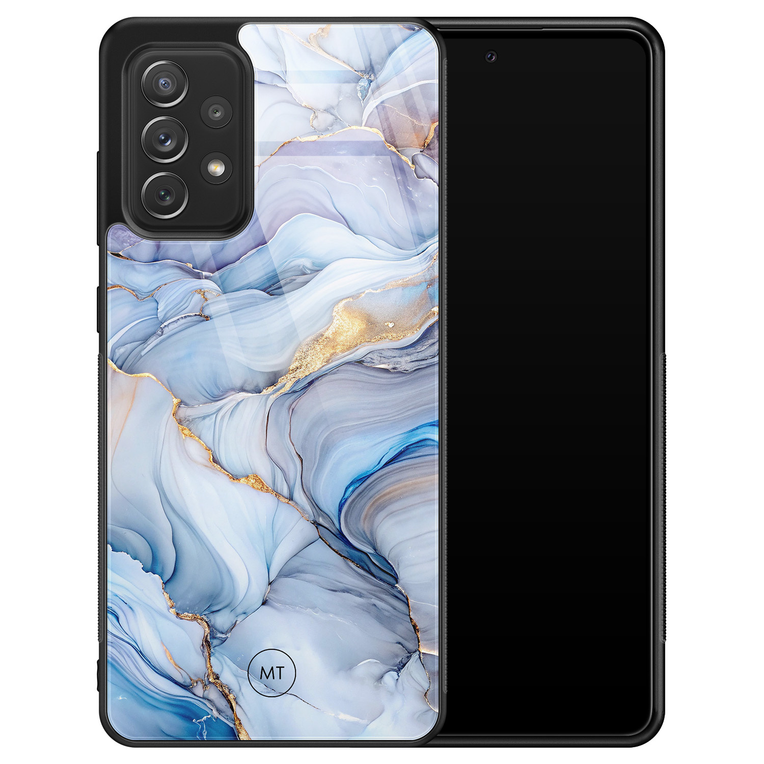 Mooie Telefoonhoesjes Samsung Galaxy A52 hoesje glas - Lavender dream