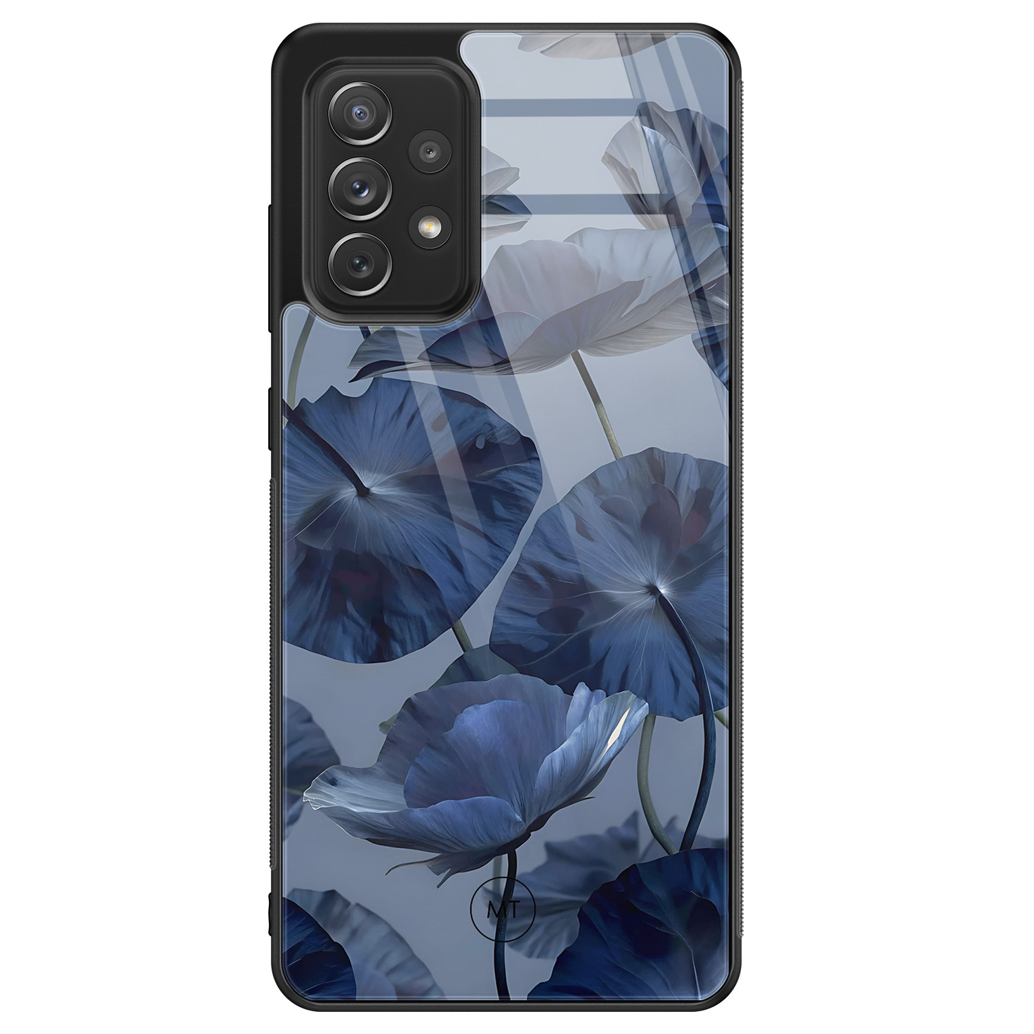 Mooie Telefoonhoesjes Samsung Galaxy A52 hoesje glas - Dusky blooms
