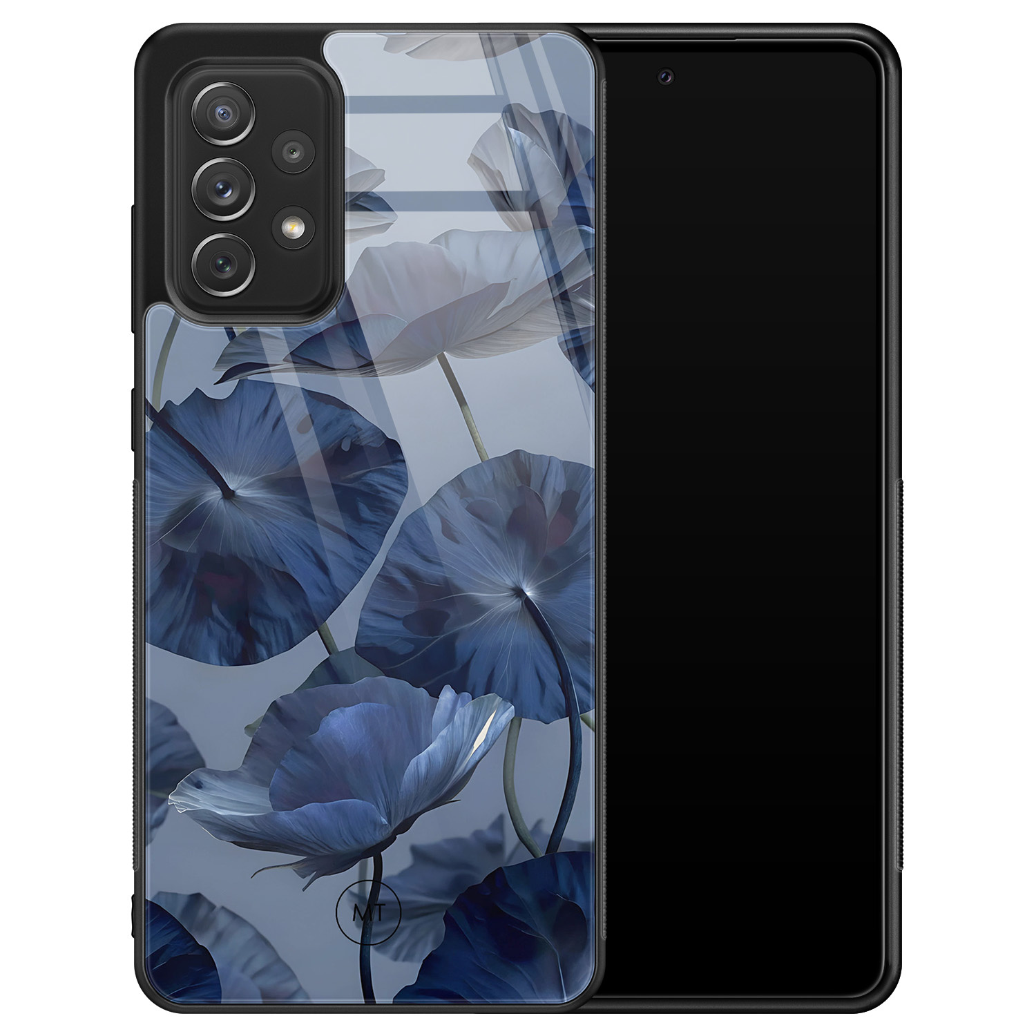Mooie Telefoonhoesjes Samsung Galaxy A52 hoesje glas - Dusky blooms