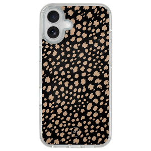 Mooie Telefoonhoesjes iPhone 16 hybride hoesje - Savannah spots