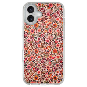 Mooie Telefoonhoesjes iPhone 16 hybride hoesje - Vintage floral
