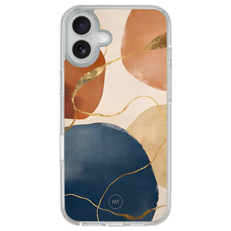 Mooie Telefoonhoesjes iPhone 16 hybride hoesje - Abstract harmony