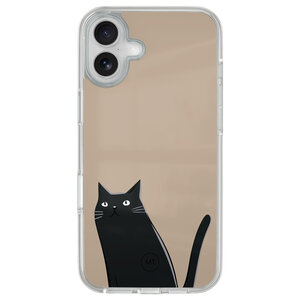 Mooie Telefoonhoesjes iPhone 16 hybride hoesje - Purrfectly