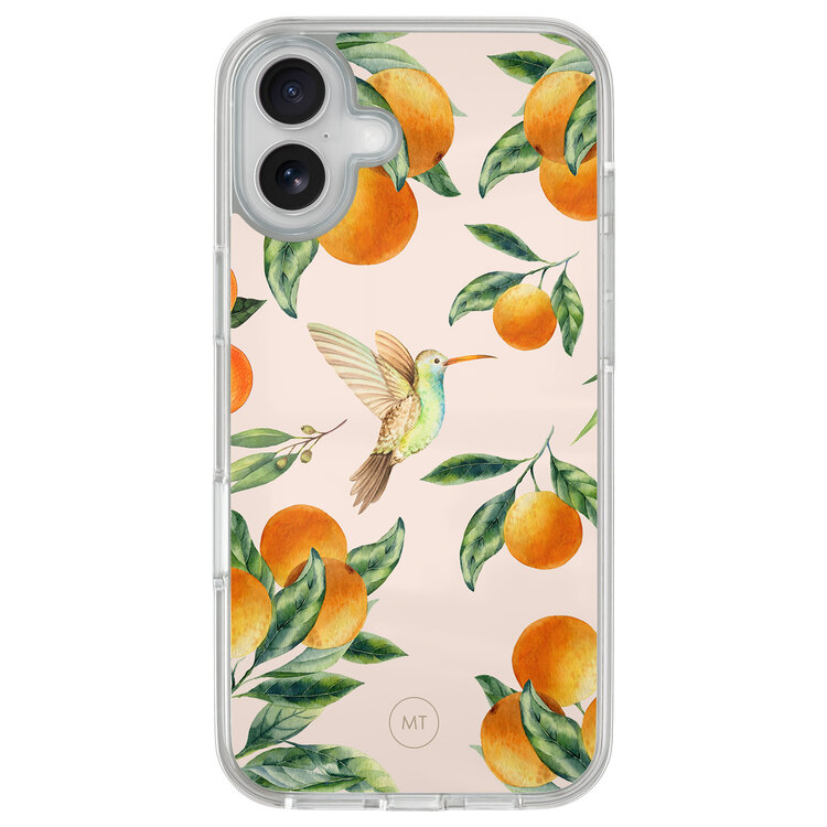 Mooie Telefoonhoesjes iPhone 16 hybride hoesje - Tropical lemonade
