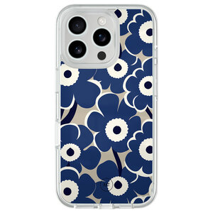 Mooie Telefoonhoesjes iPhone 16 Pro hybride hoesje - Abstract bloom