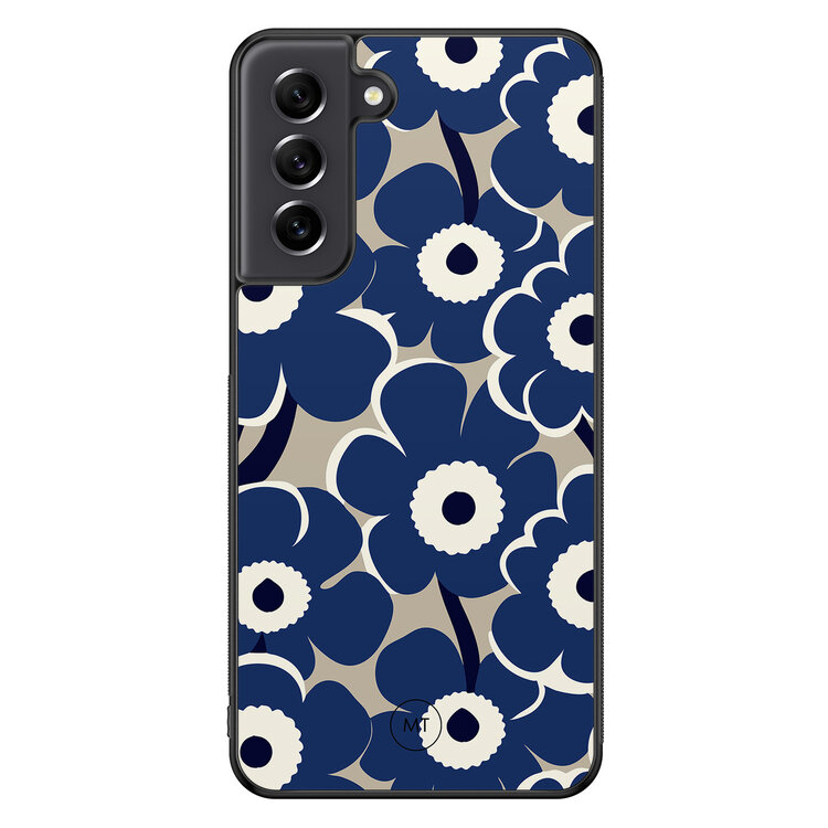 Mooie Telefoonhoesjes Samsung Galaxy S21 FE hoesje - Abstract bloom