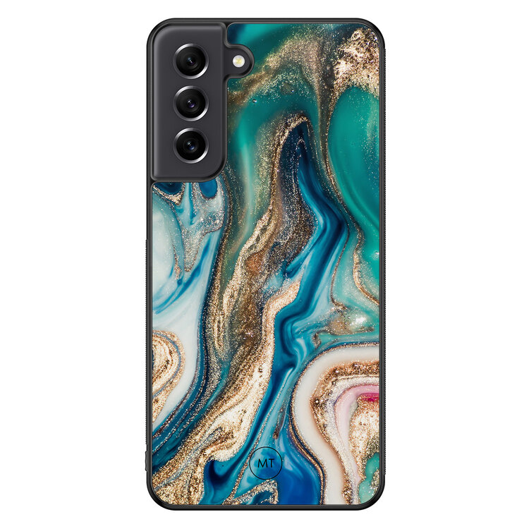 Mooie Telefoonhoesjes Samsung Galaxy S21 FE hoesje - Magic marble