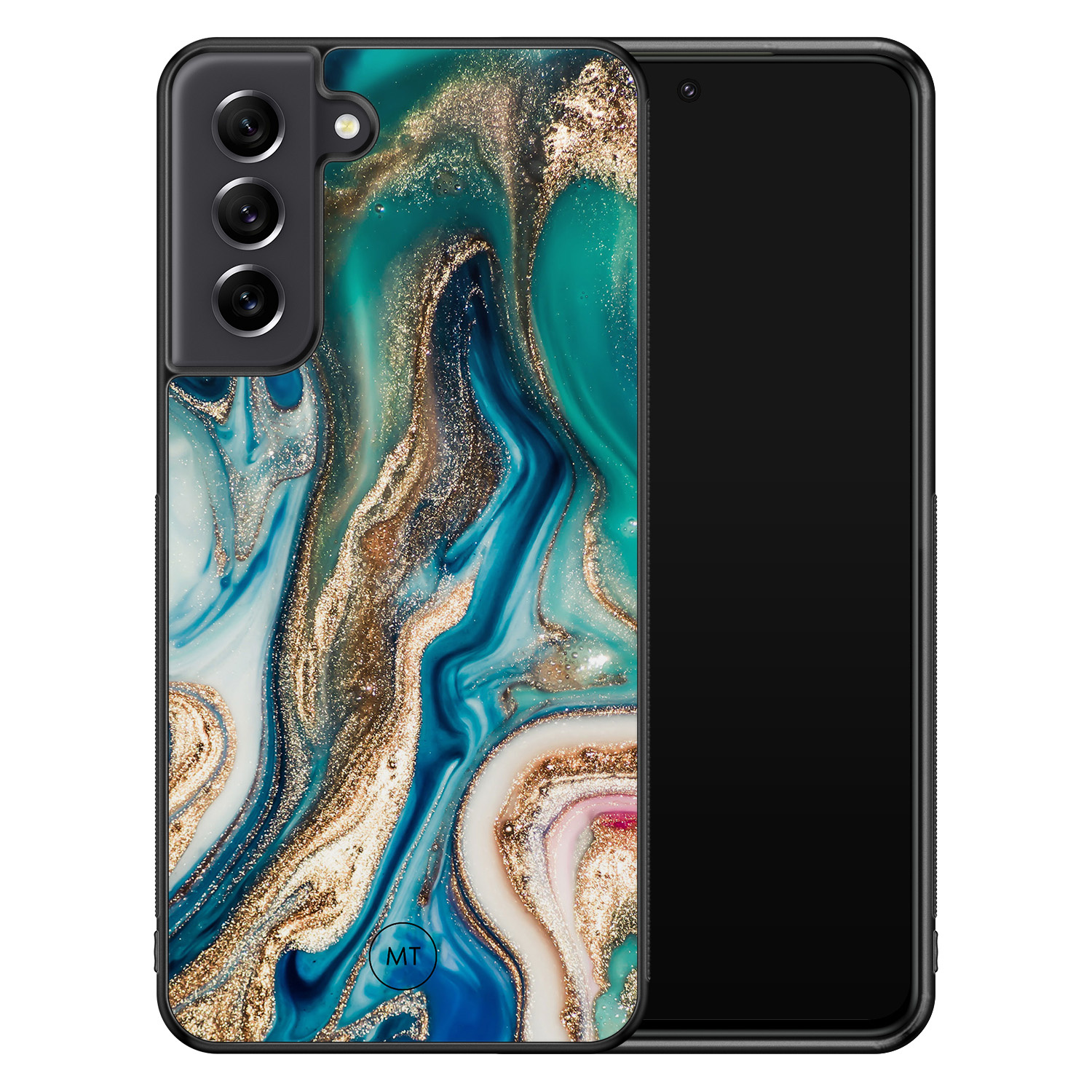 Mooie Telefoonhoesjes Samsung Galaxy S21 FE hoesje - Magic marble