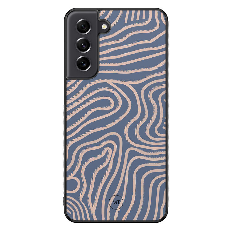 Mooie Telefoonhoesjes Samsung Galaxy S21 FE hoesje - Flowing lines