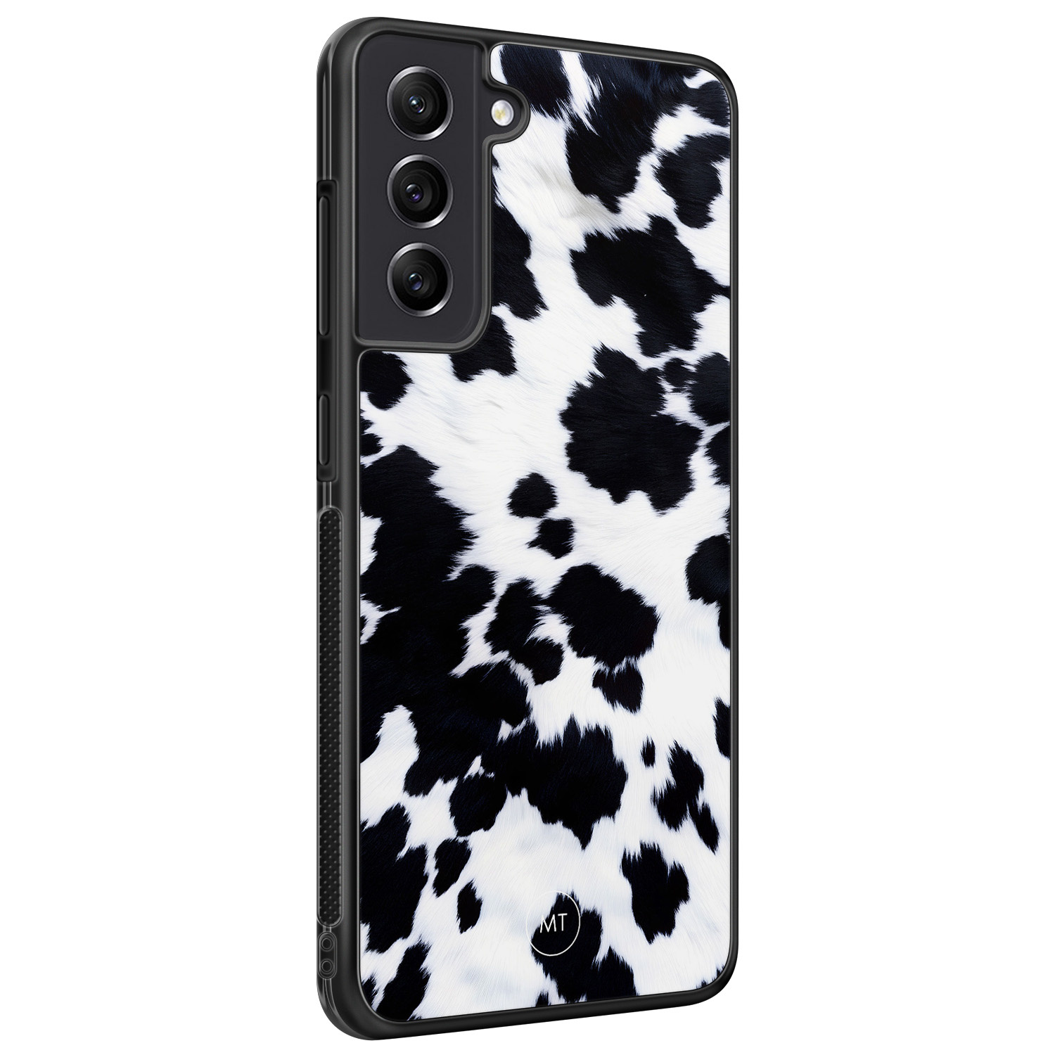 Mooie Telefoonhoesjes Samsung Galaxy S21 FE hoesje - Koeienprint