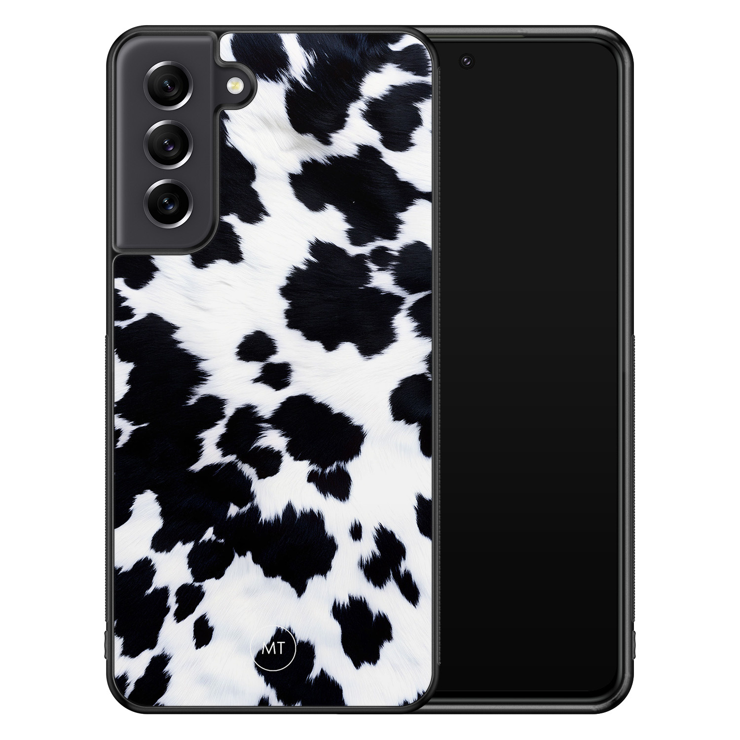 Mooie Telefoonhoesjes Samsung Galaxy S21 FE hoesje - Koeienprint