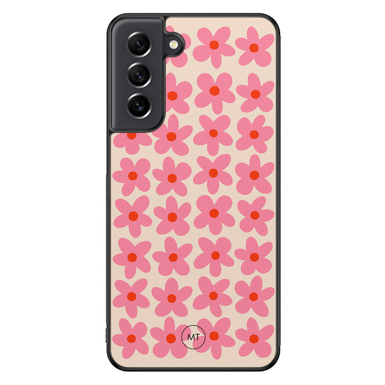 Mooie Telefoonhoesjes Samsung Galaxy S21 FE hoesje - Retro Blooms
