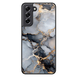 Mooie Telefoonhoesjes Samsung Galaxy S21 FE hoesje - Marble mist