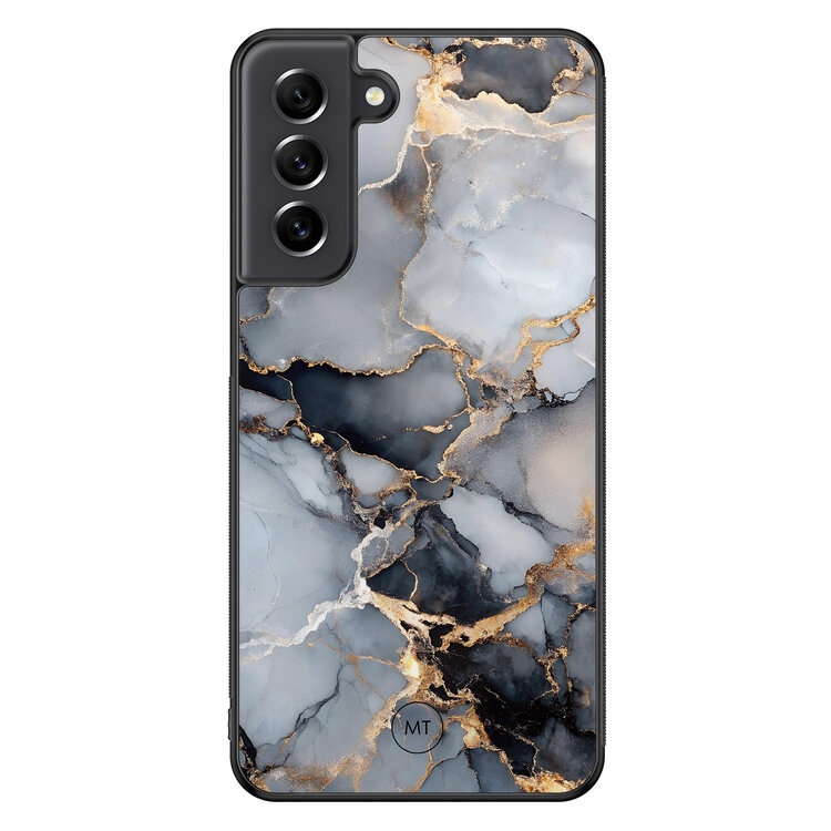 Mooie Telefoonhoesjes Samsung Galaxy S21 FE hoesje - Marble mist