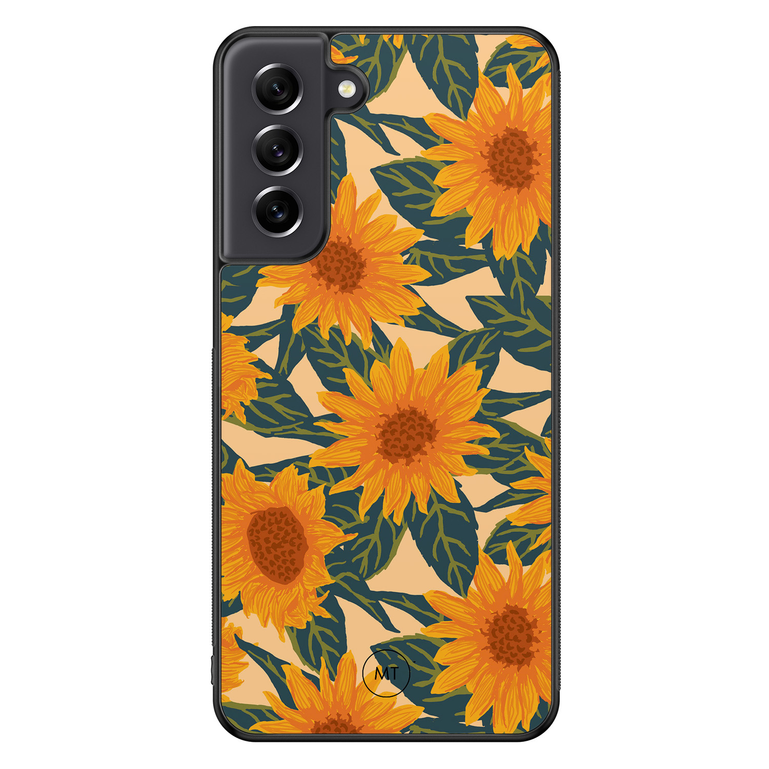 Mooie Telefoonhoesjes Samsung Galaxy S21 FE hoesje - Zonnebloemen