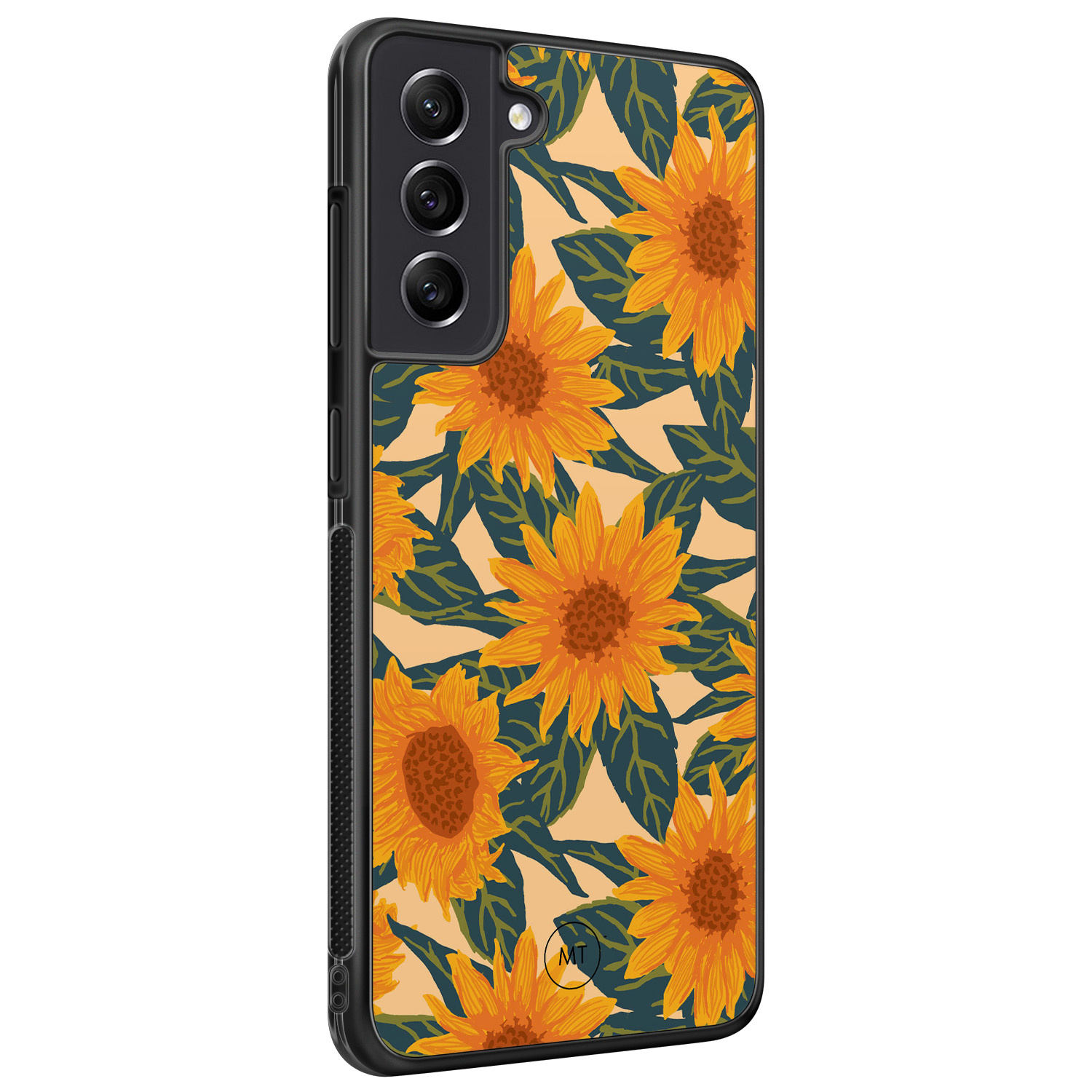 Mooie Telefoonhoesjes Samsung Galaxy S21 FE hoesje - Zonnebloemen