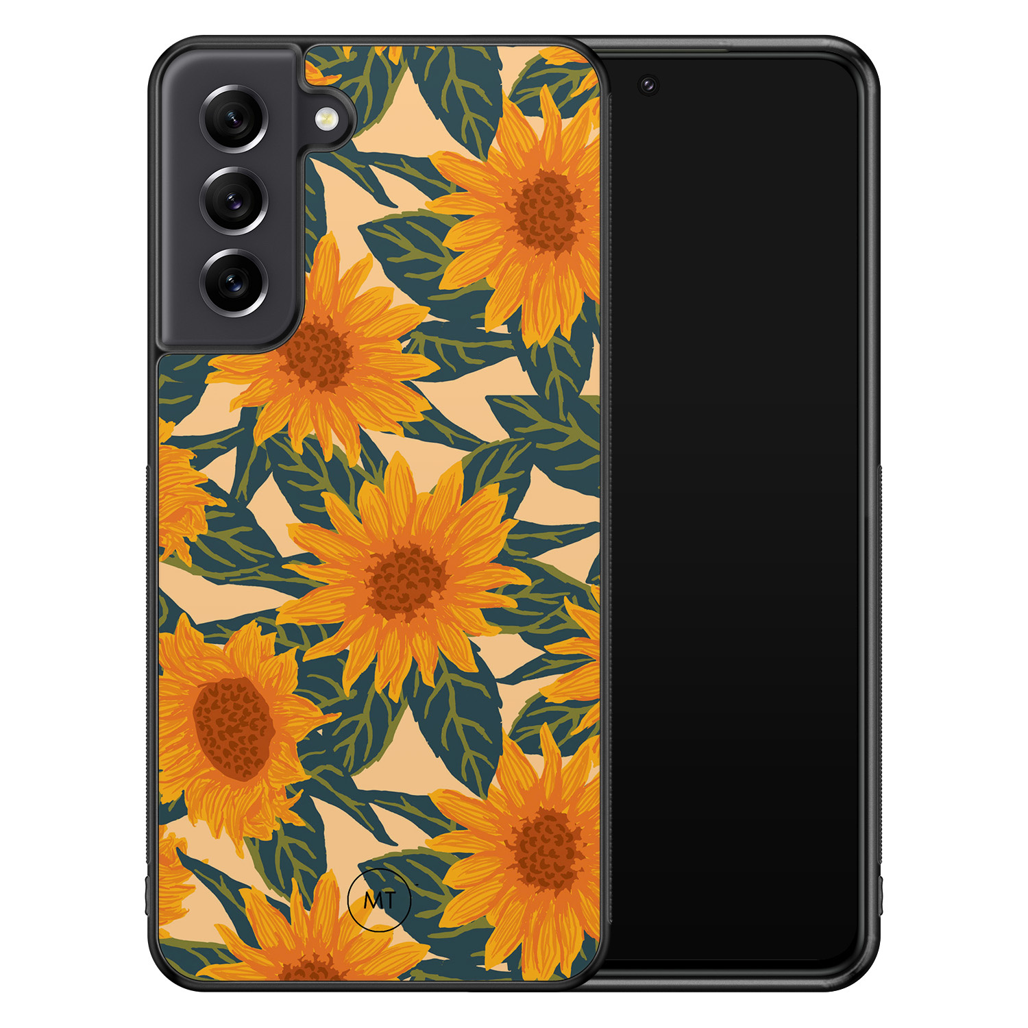 Mooie Telefoonhoesjes Samsung Galaxy S21 FE hoesje - Zonnebloemen