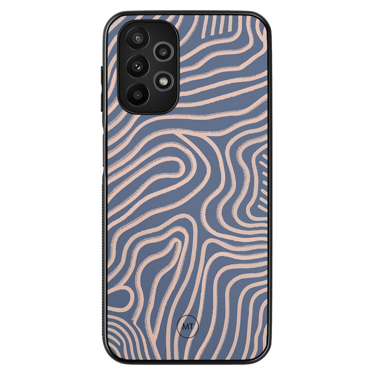Mooie Telefoonhoesjes Samsung Galaxy A13 4G hoesje - Flowing lines