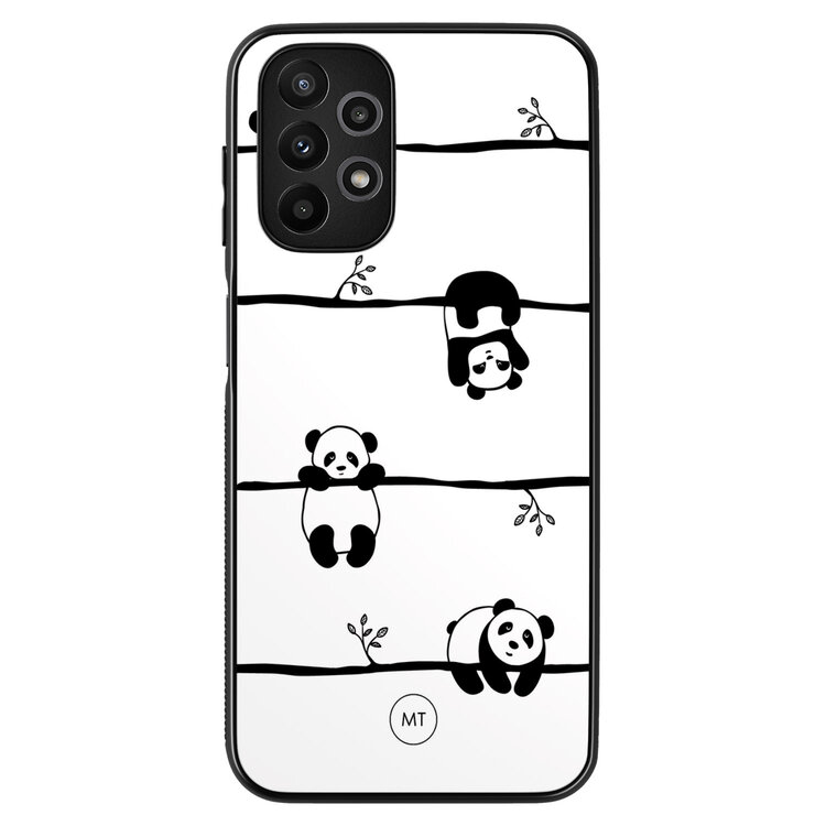 Mooie Telefoonhoesjes Samsung Galaxy A13 4G hoesje - Panda