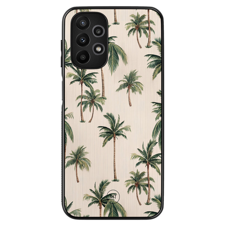Mooie Telefoonhoesjes Samsung Galaxy A13 4G hoesje - Palmbomen print
