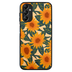 Mooie Telefoonhoesjes Samsung Galaxy A14 5G hoesje - Zonnebloemen