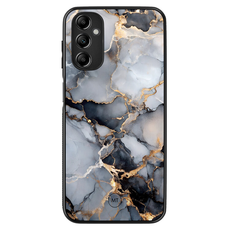 Mooie Telefoonhoesjes Samsung Galaxy A14 5G hoesje - Marble mist
