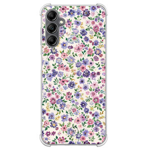 Mooie Telefoonhoesjes Samsung Galaxy A14 5G shockproof hoesje - Purple garden