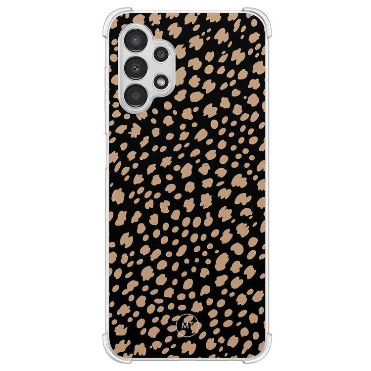 Mooie Telefoonhoesjes Samsung Galaxy A13 4G shockproof hoesje - Savannah spots
