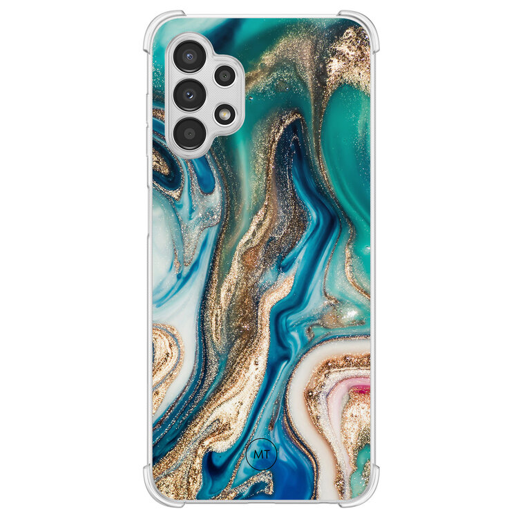 Mooie Telefoonhoesjes Samsung Galaxy A13 4G shockproof hoesje - Magic marble