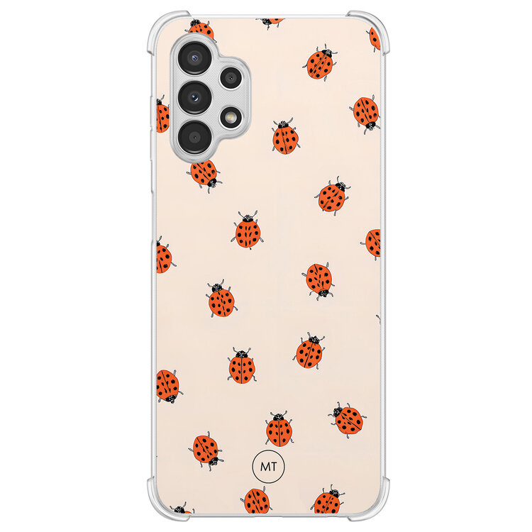 Mooie Telefoonhoesjes Samsung Galaxy A13 4G shockproof hoesje - Lieveheerstbeestjes