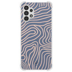 Mooie Telefoonhoesjes Samsung Galaxy A13 4G shockproof hoesje - Flowing lines