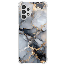 Mooie Telefoonhoesjes Samsung Galaxy A13 4G shockproof hoesje - Marble mist