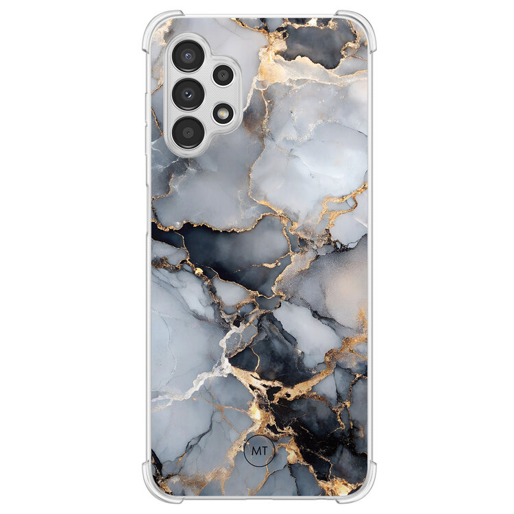 Mooie Telefoonhoesjes Samsung Galaxy A13 4G shockproof hoesje - Marble mist