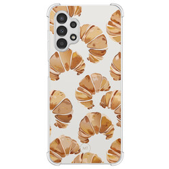 Mooie Telefoonhoesjes Samsung Galaxy A13 4G shockproof hoesje - Croissant