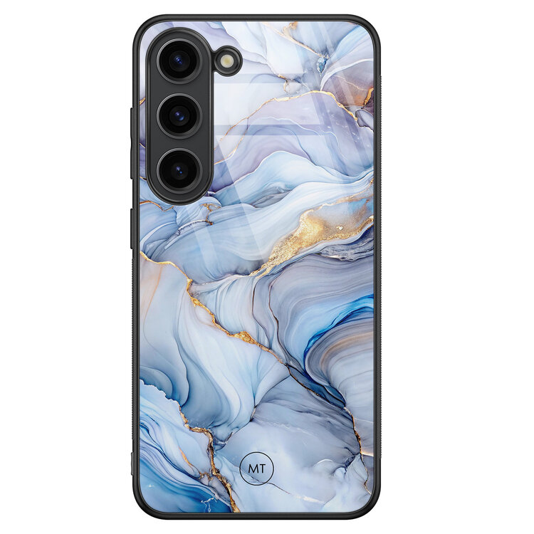 Mooie Telefoonhoesjes Samsung Galaxy S23 hoesje glas - Lavender dream