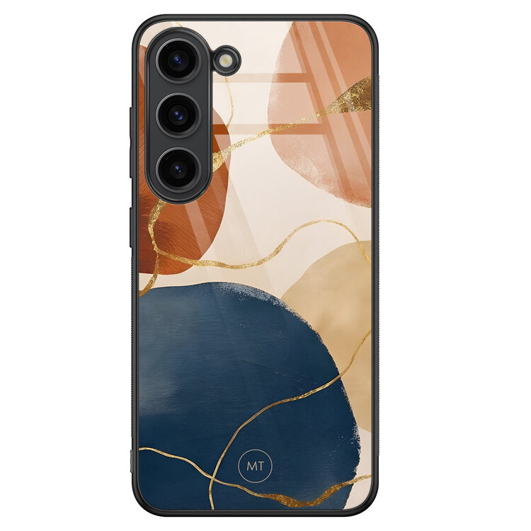 Mooie Telefoonhoesjes Samsung Galaxy S23 hoesje glas - Abstract harmony